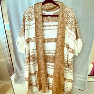 Long cardigan 2x/3x open front